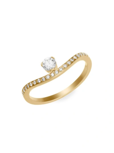 Sophie Bille Brahe Women's Classic Collection 18k Yellow Gold & Diamond Grace Diamant Ring