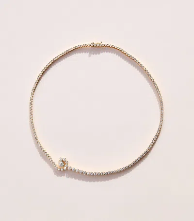 Sophie Bille Brahe Yellow Gold And Diamond Collier D'escargot Necklace