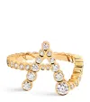 Sophie Bille Brahe Yellow Gold And Diamond Ensemble 'a' Ring In Gold