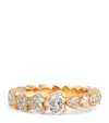 SOPHIE BILLE BRAHE YELLOW GOLD AND DIAMOND ENSEMBLE BARONESSE ETERNITY RING