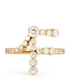 Sophie Bille Brahe Yellow Gold And Diamond Ensemble ‘f' Ring In Gold