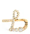 Sophie Bille Brahe Yellow Gold And Diamond Ensemble ‘l' Ring In Gold