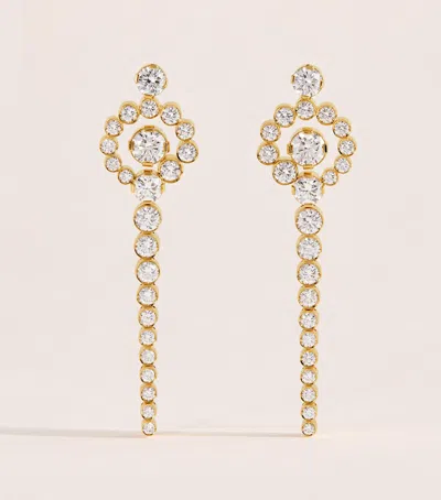 Sophie Bille Brahe Yellow Gold And Diamond Escargot De Rêve Earrings