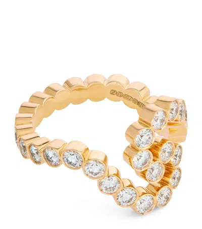 Sophie Bille Brahe Yellow Gold And Diamond Gaia Diamant Ring