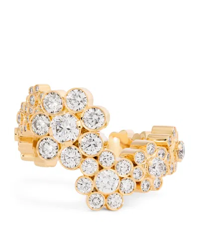 Sophie Bille Brahe Yellow Gold And Diamond Ocean De Fleurs Ring