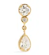 Sophie Bille Brahe Yellow Gold And Diamond Single Drop Earring In Gold