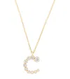Sophie Bille Brahe Yellow Gold And Diamond Soprano 'c' Necklace