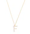 Sophie Bille Brahe Yellow Gold And Diamond Soprano 'f' Necklace