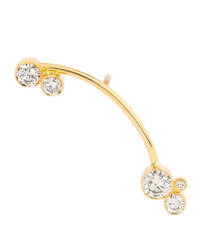 Sophie Bille Brahe Yellow Gold And Diamond Stellari Diamant Single Earring
