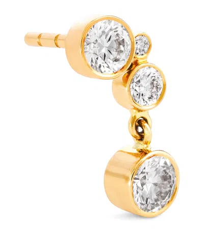 Sophie Bille Brahe Yellow Gold And Diamond Stellari Diamant Single Right Earring