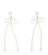 Sophie Bille Brahe Yellow Gold And Freshwater Pearl Bow Rosette Earrings In Gold