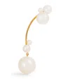 Sophie Bille Brahe Yellow Gold And Pearl Grand Stella Perle Single Earring In Gold