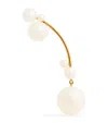 Sophie Bille Brahe Yellow Gold And Pearl Grand Stella Perle Single Earring In Gold