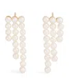 Sophie Bille Brahe Yellow Gold And Pearl La Valse Trois Temps Drop Earrings In Gold