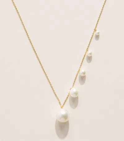 Sophie Bille Brahe Yellow Gold And Pearl Lou Ensemble Necklace