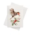 Sophie Brabbins 3d Robbin Branch Greeting Cards In Multi