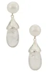 Sophie Buhai Audrey Quartz Earrings In Metallic