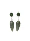 Sophie Buhai Beaded Drop Earrings In Green