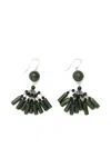 Sophie Buhai Beaded Drop Earrings In Brown