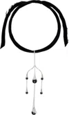 Sophie Buhai Black Chandelier Onyx Choker In Onyx