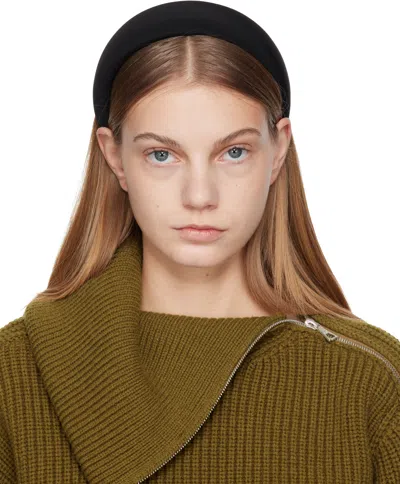 Sophie Buhai Black Classic Puffy Headband