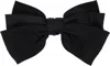 Sophie Buhai Black Classic Silk Bow Barrette In Black