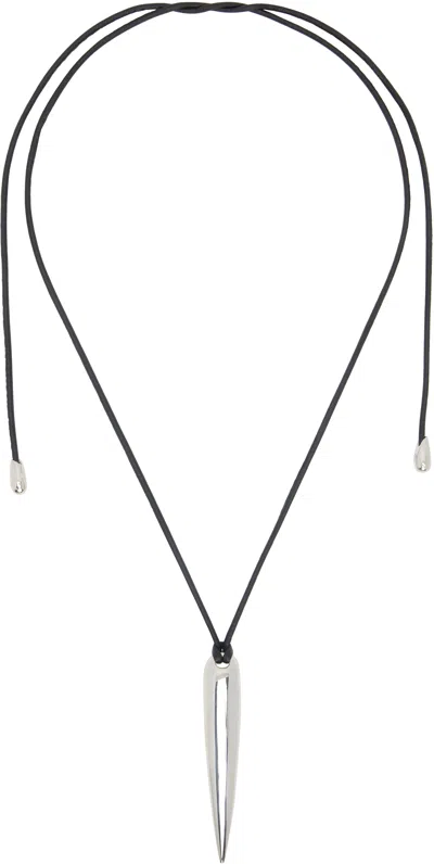 Sophie Buhai Black Large Spear Pendant Necklace