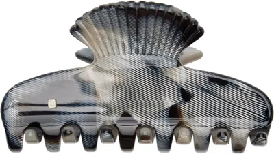 Sophie Buhai Black Small Fan Shell Claw Hair Clip In Multi
