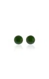 Sophie Buhai Boule Jade Earrings In Green