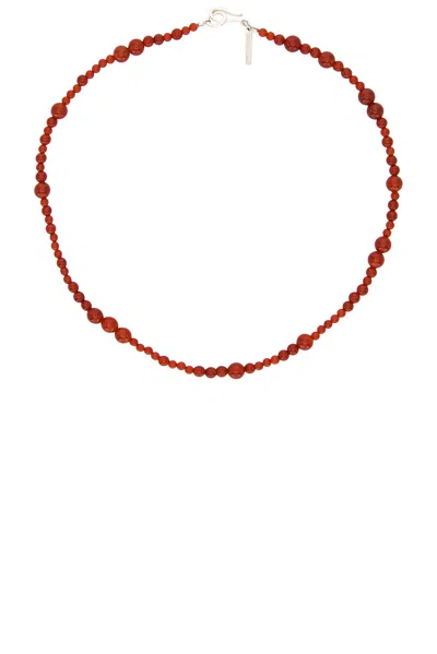 Sophie Buhai Constellation Necklace In Carnelian & Sterling Silver