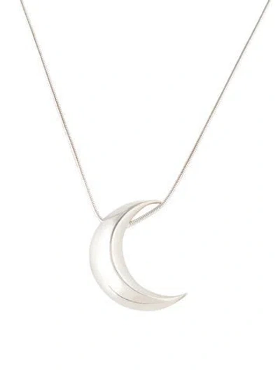 Pre-owned Sophie Buhai Crescent Moon Pendant Necklace, 16.5" In Multi