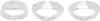Sophie Buhai Disc & Dimple Ring Set In Silver