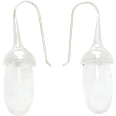 Sophie Buhai Dripping Stone Earrings In Quartz