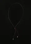 Sophie Buhai Elegant Shoelace Choker In Brown