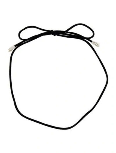 Pre-owned Sophie Buhai Elegant Shoelace Choker Necklace, 37" In Multi