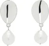 Sophie Buhai Everyday Pearl Drop Earrings In Silver