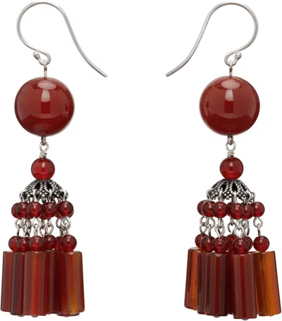 Sophie Buhai Flamenco Earrings In Brown
