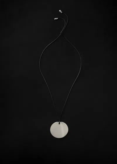 Sophie Buhai Full Moon Pendant, Medium In Silver