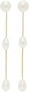 Sophie Buhai Gold Small Pearl Drop Earrings In 14k Gold