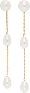 Sophie Buhai Gold Small Pearl Drop Earrings In 14k Gold