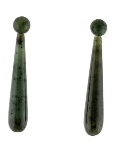 Pre-owned Sophie Buhai Jade Medium Angelika Earrings In Multi
