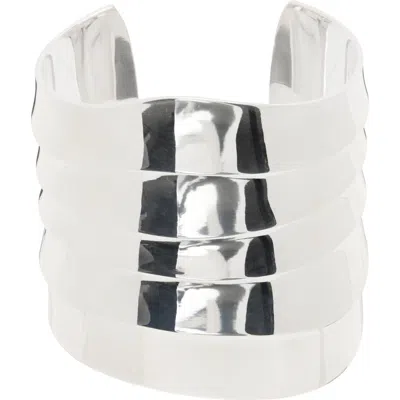 Sophie Buhai Large Wave Cuff Bracelet In Sterling Silver