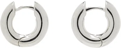 Sophie Buhai Small Bagel Hoop Earrings In Metallic