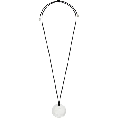 Sophie Buhai Medium Full Moon Pendant Necklace In Quartz