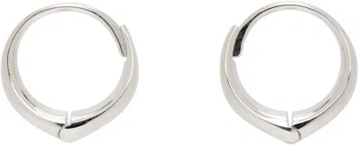 Sophie Buhai Medium Hellenic Hoop Earrings In Silver