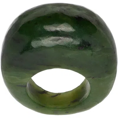 Sophie Buhai Medium Jade Donut Ring In Pink