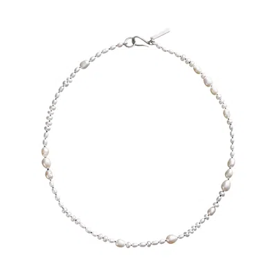 Pre-owned Sophie Buhai Mermaid Necklace 18" 'white Pearl' | Men's Size Onesize