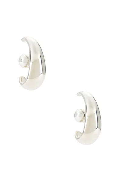 Sophie Buhai Noodle Earrings In Metallic