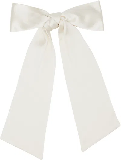 Sophie Buhai Off-white Oversized Bow Hair Clip In Ivory