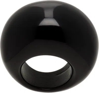Sophie Buhai Onyx Donut Ring In Black
